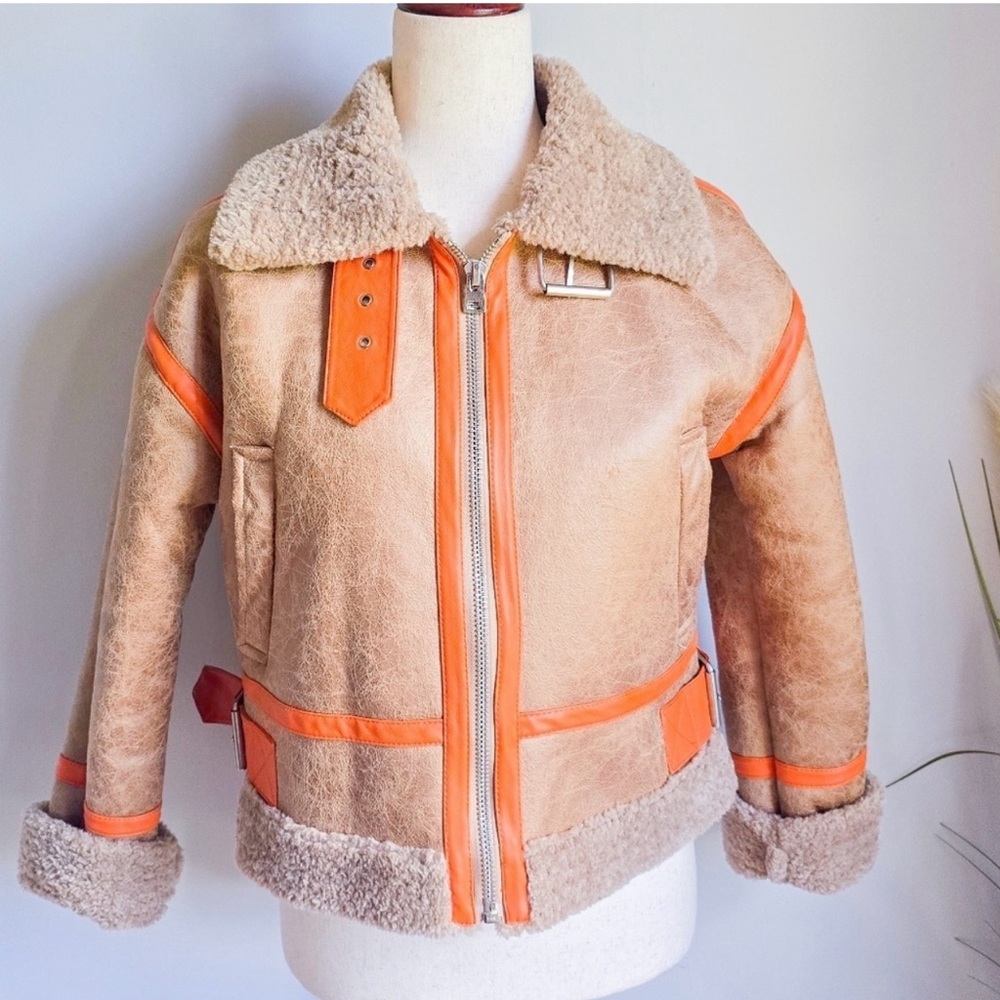 Faux Shearling Jacket - Picture 2 of 4